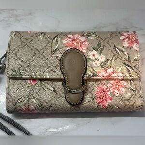 Floral Tan Women's Wallet Nine West Brand